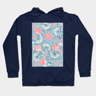 Vintage Geometric Flowers, Kimono,Cocktail  Abstract Pattern #2 Hoodie